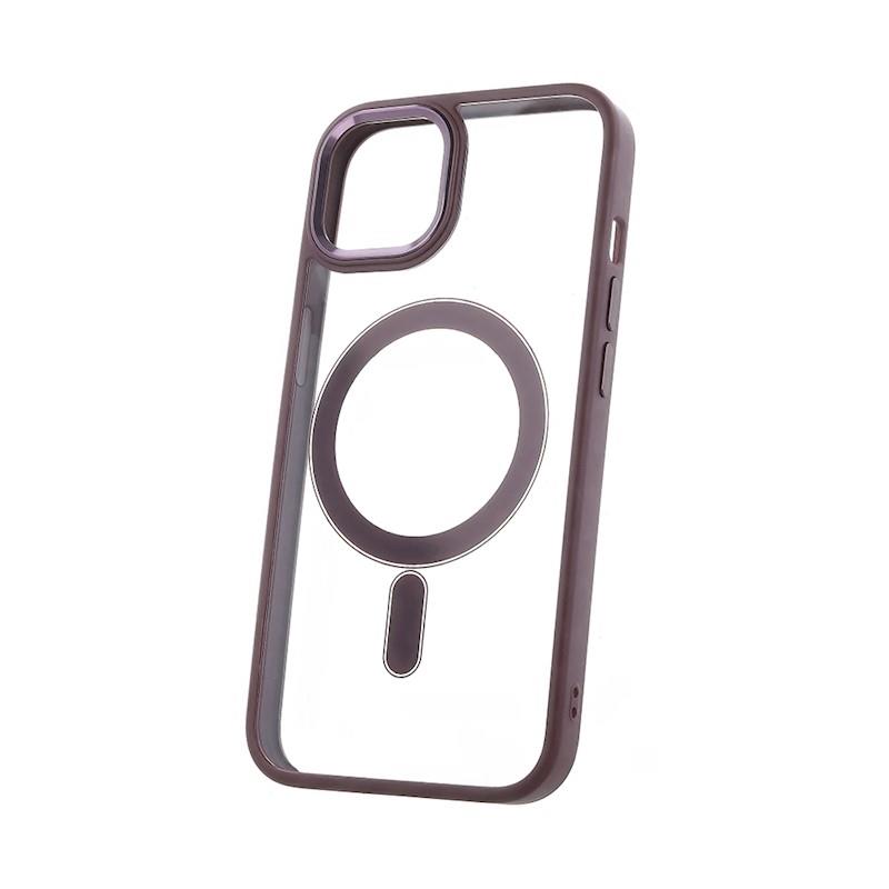 Apple iPhone 12 / 12 Pro - Satin Clear Magsafe Case Purple