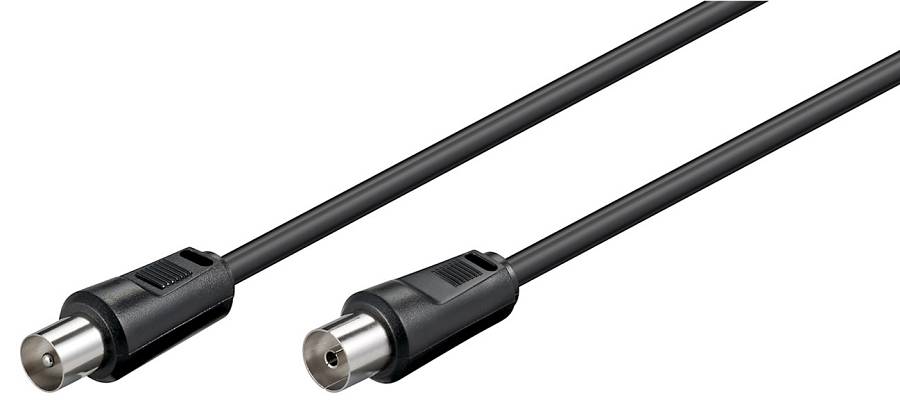 GOOBAY καλώδιο κεραίας αρσενικό σε θηλυκό 50913, <70dB, CCS, 20m, μαύρο 50913