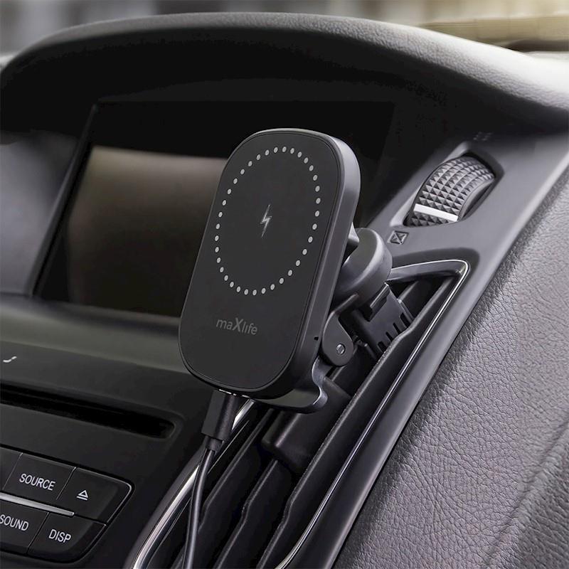 Maxlife - Wireless Charging Magnetic Car Holder for Air Vent 15W MXCH-16