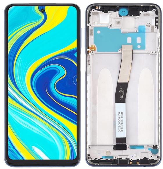 Xiaomi Redmi Note 9S / Redmi Note 9 Pro - LCD Touch Grey with Frame OEM