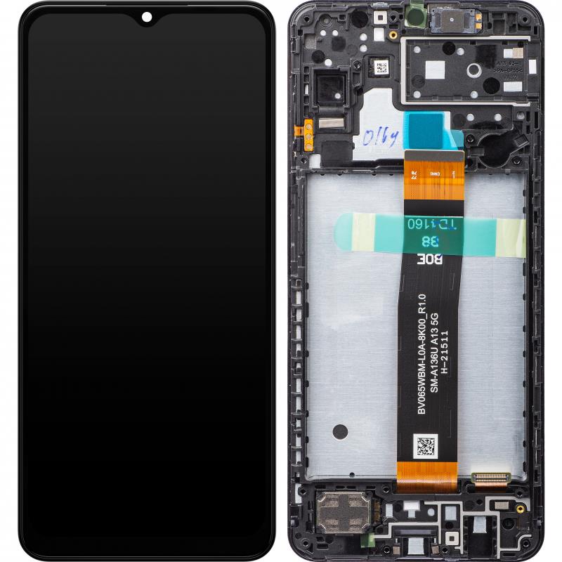 Samsung A136B/U Galaxy A13 5G - LCD Touch Black with Frame OEM
