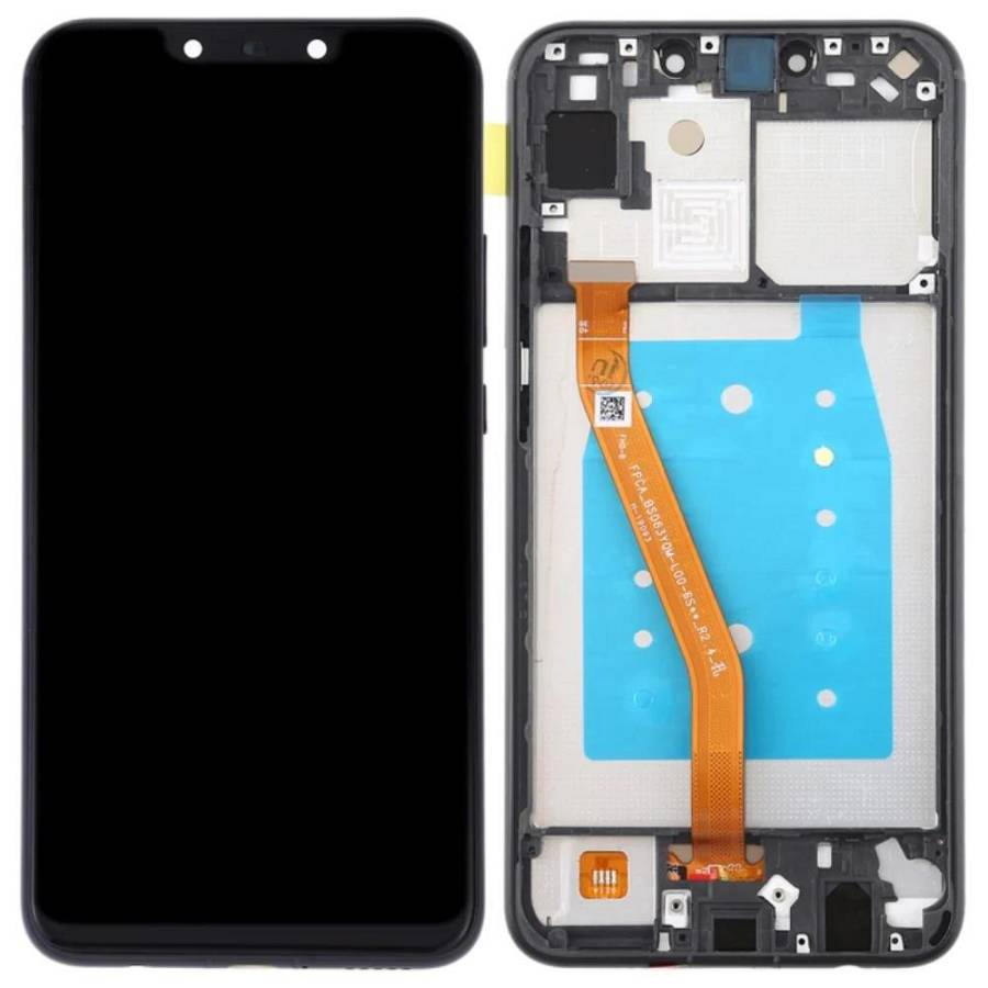 Huawei P Smart Plus - LCD Touch Black with Frame OEM