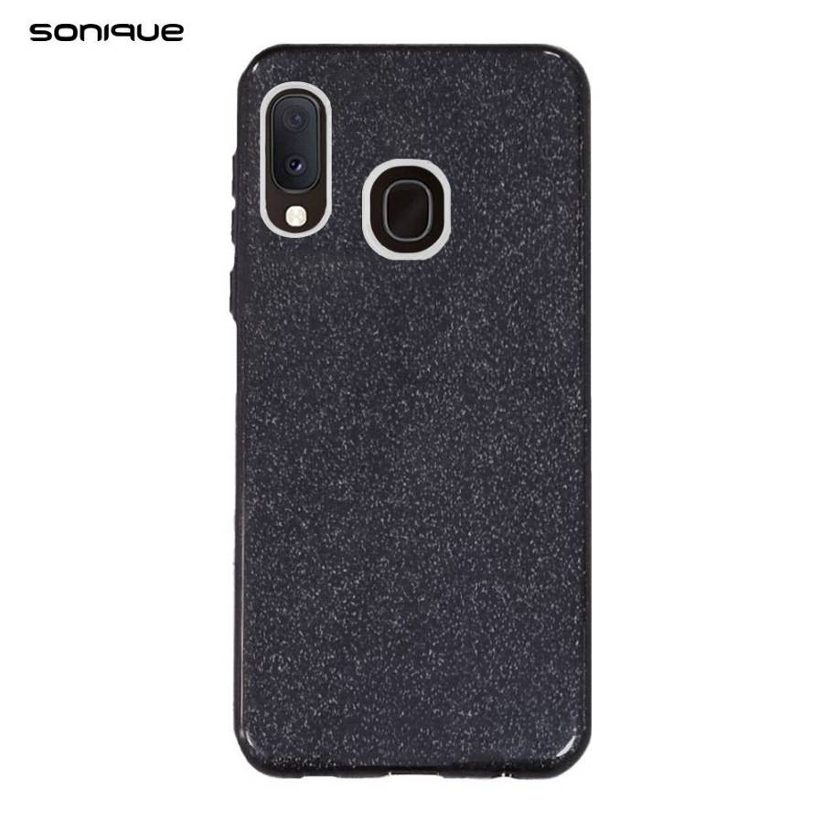 Θήκη Σιλικόνης Sonique Shiny Samsung Galaxy A20e Μαύρο