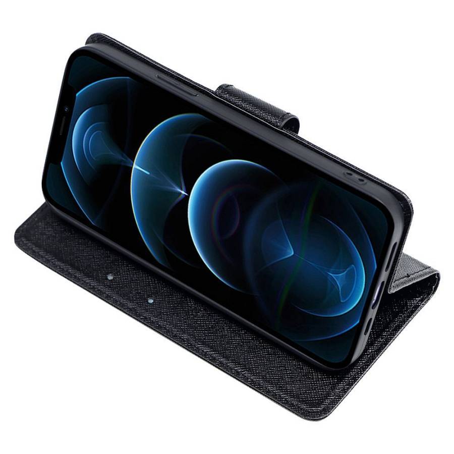 Θήκη Πορτοφόλι Sonique Trend Wallet Xiaomi Redmi Note 12 Pro Plus Μαύρο