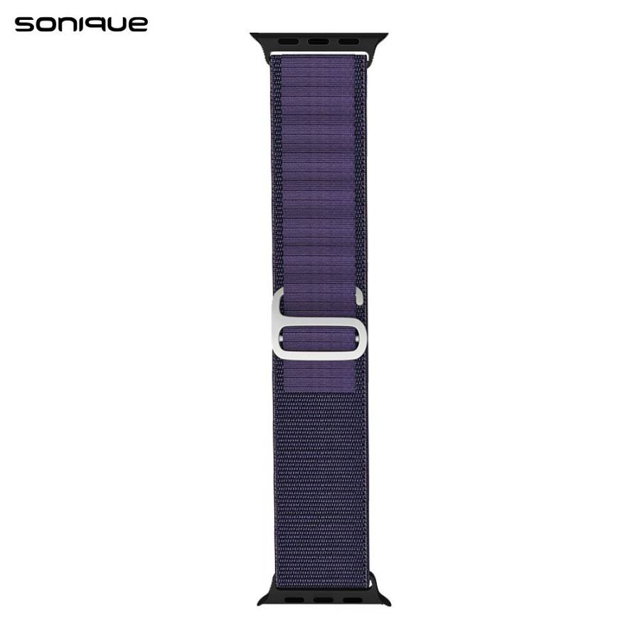Λουράκι Nylon Alpine Loop Band Sonique για Apple Watch (38/40/41MM) Μωβ