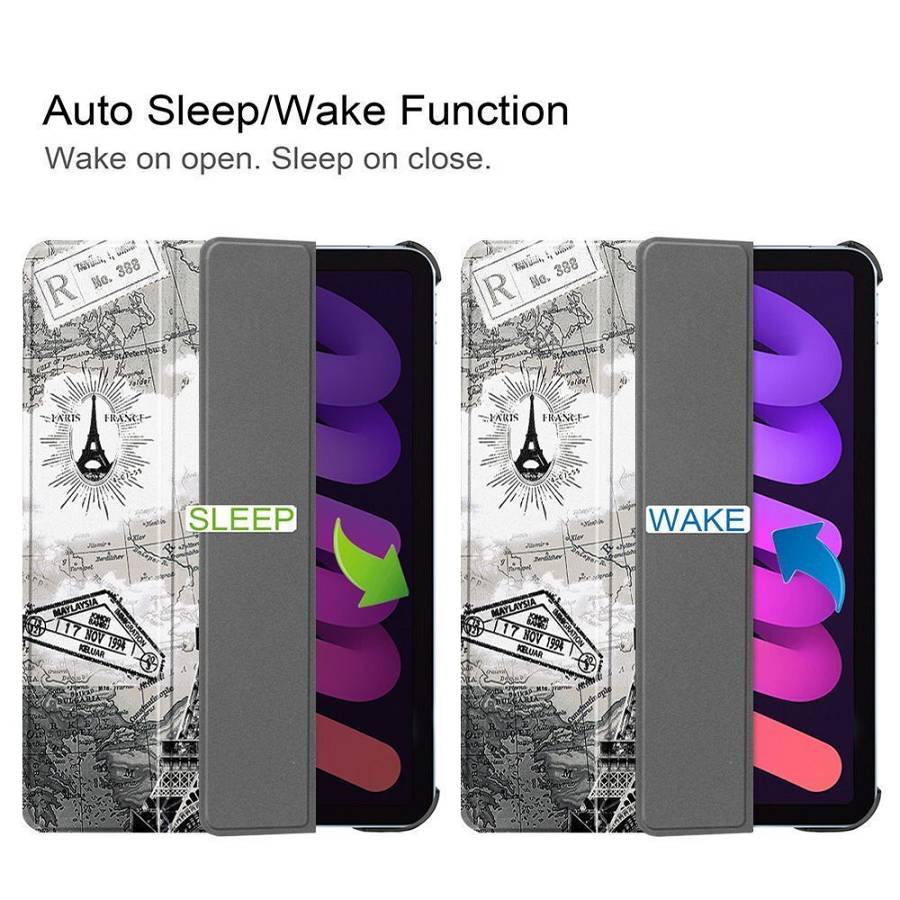 Θήκη Tablet Smartcase Slim Sonique για Apple iPad mini 2021 8.3 6th Gen / iPad mini 2024 8.3 7th Gen Paris