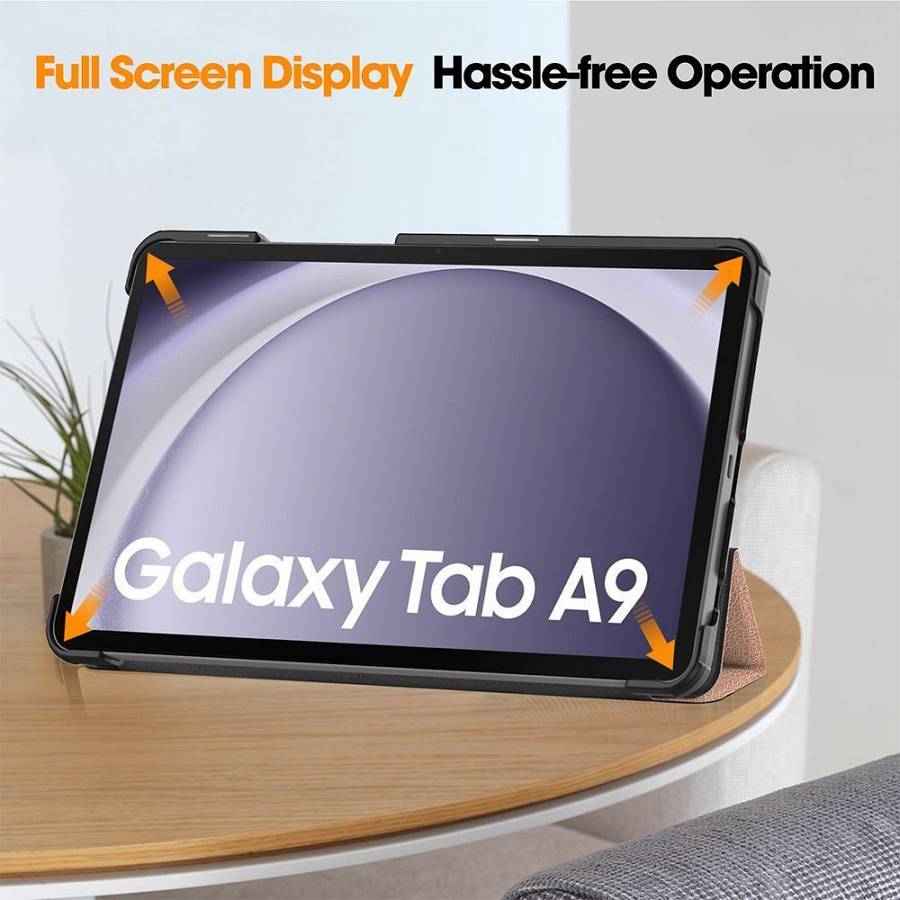 Θήκη Tablet Smartcase Slim Sonique για Samsung Galaxy Tab A9 8.7 Ροζ Χρυσό