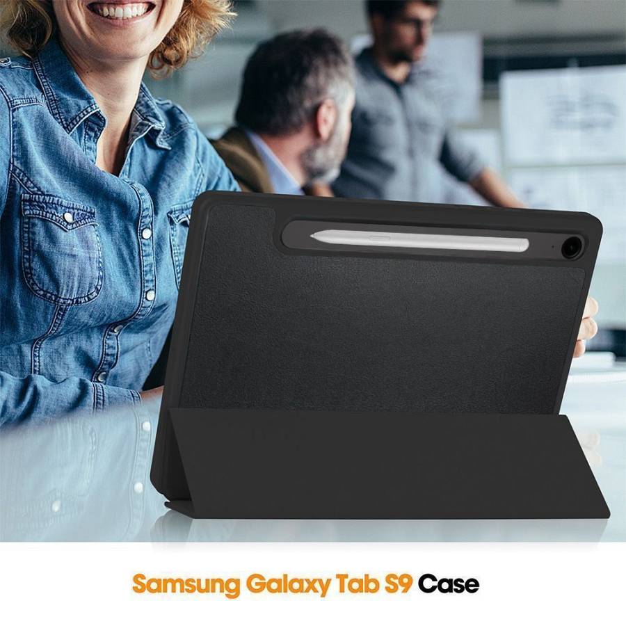 Θήκη Tablet Smartcase Slim Sonique για Samsung Galaxy Tab S9 11 / Galaxy Tab S9 FE 10.9 Μαύρο