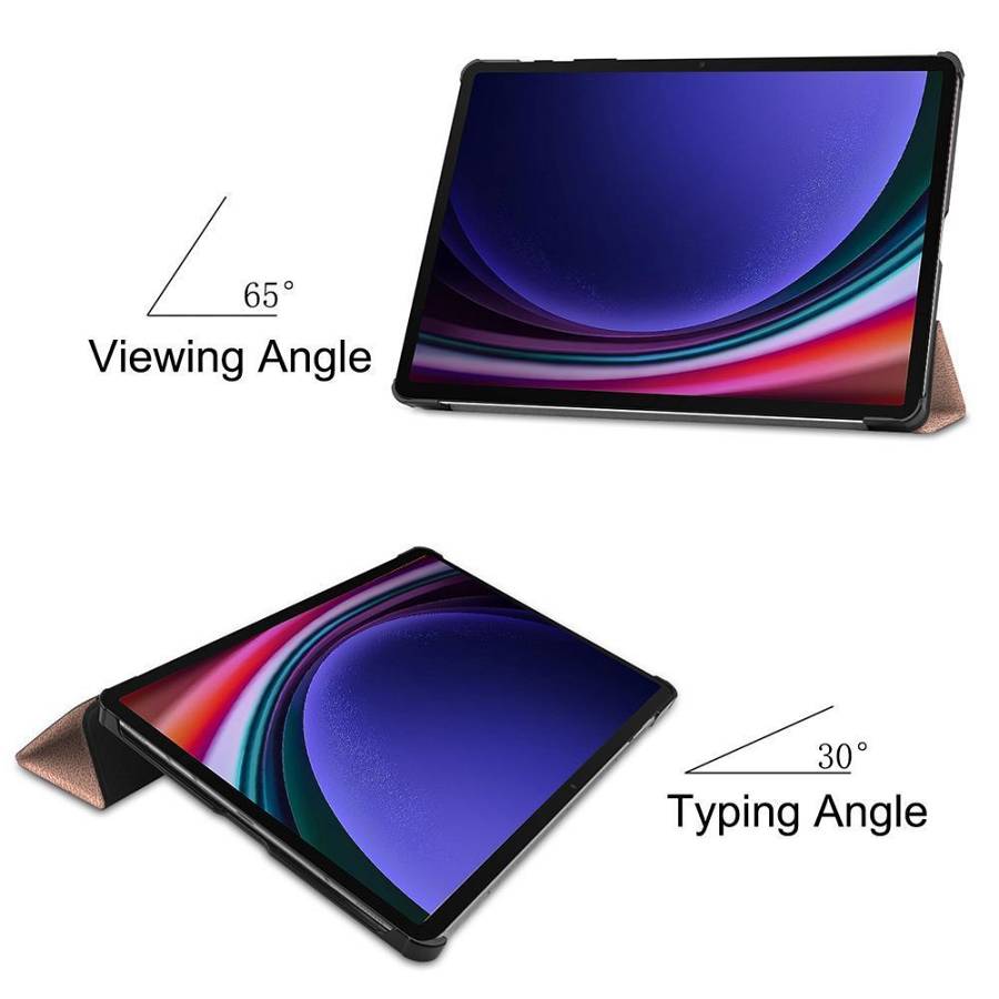 Θήκη Tablet Smartcase Slim Sonique για Samsung Galaxy Tab S9+12.4 / Galaxy TabS10+ 12.4 / Galaxy S9 FE+ 12.4 Ροζ Χρυσό