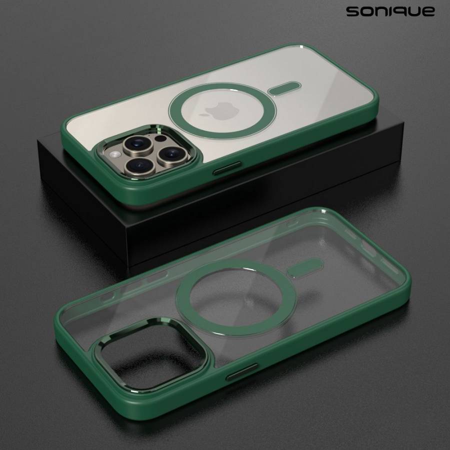 Θήκη Magnetic MagMetal Sonique Apple iPhone 12 Pro Max Πράσινο