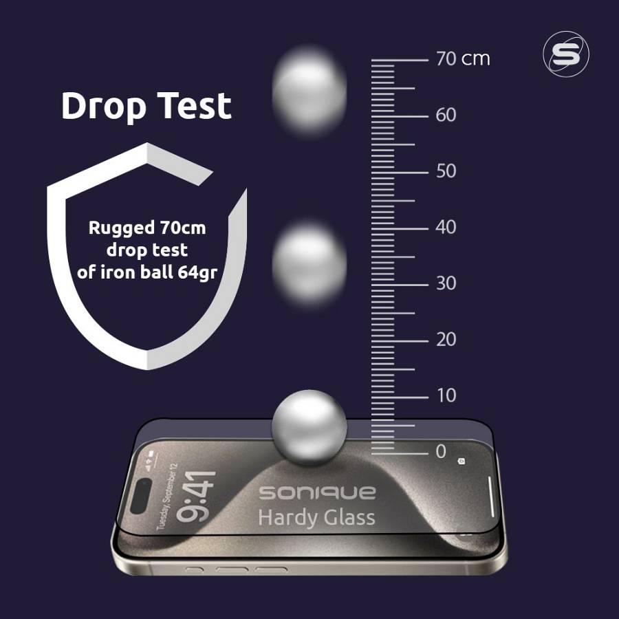 Hardy Glass Sonique Premium Series HD Full Cover 9H OnePlus Nord CE 4 Lite 5G Μαύρο