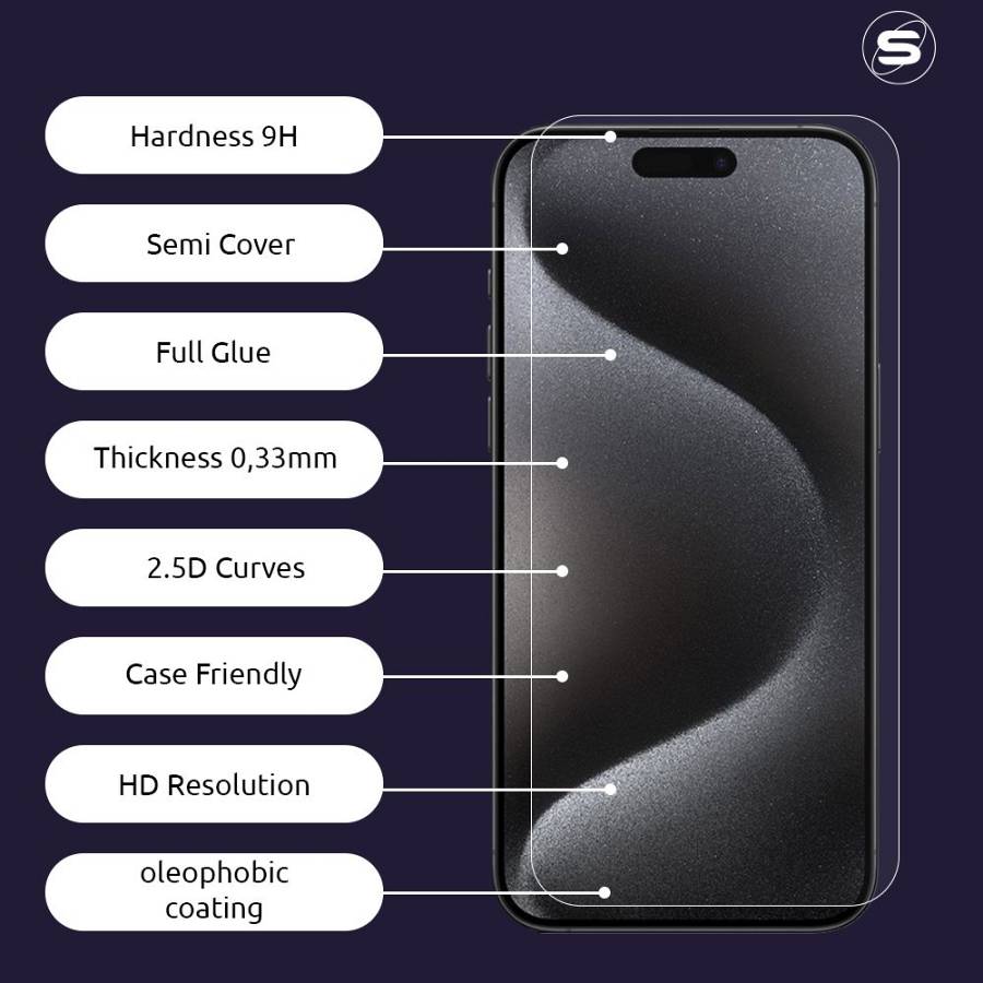 Hardy Glass Sonique Premium Series HD 9H Apple iPhone 12 Pro Max