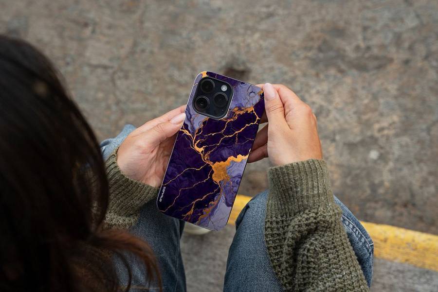 Θήκη Sonique Marble Series για Apple iPhone 13 Pro Max Μωβ