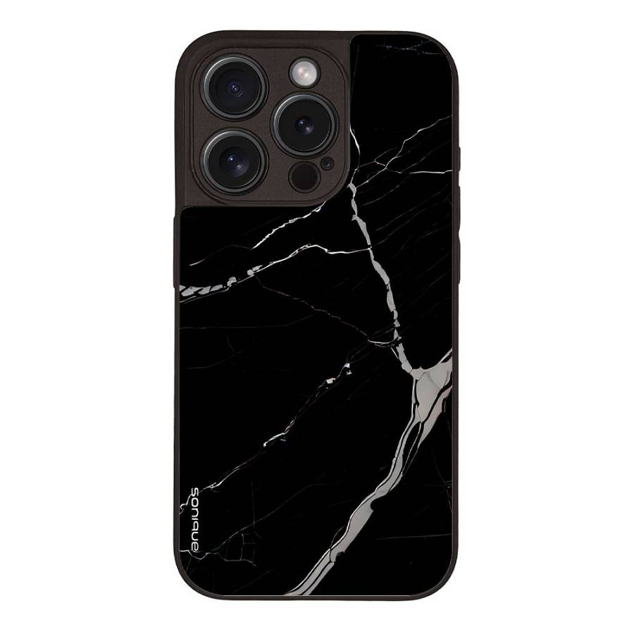 Θήκη Sonique Marble Series για Apple iPhone 15 Pro Μαύρο