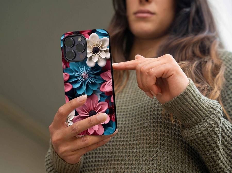 Θήκη Sonique 3D Flower Series για Apple iPhone 13 Pro Max Ροζ 01