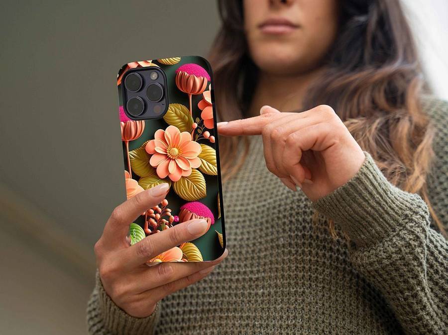 Θήκη Sonique 3D Flower Series για Apple iPhone 14 Σομόν