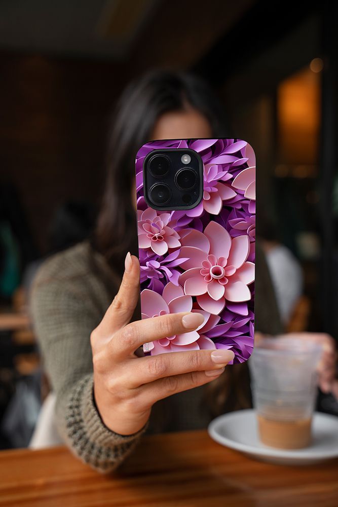 Θήκη Sonique 3D Flower Series για Apple iPhone 15 Pro Ροζ