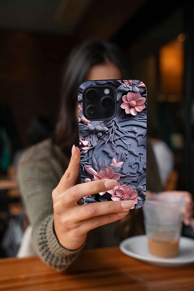Θήκη Sonique 3D Flower Series για Apple iPhone 15 Pro Ροζ 02