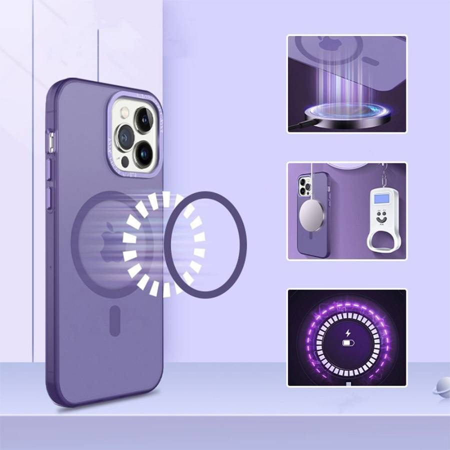 Θήκη Magnetic MagMatte Sonique Apple iPhone 14 Γαλάζιο