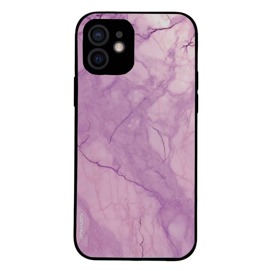 Θήκη Sonique Marble Series για Apple iPhone 12 Βιολετί