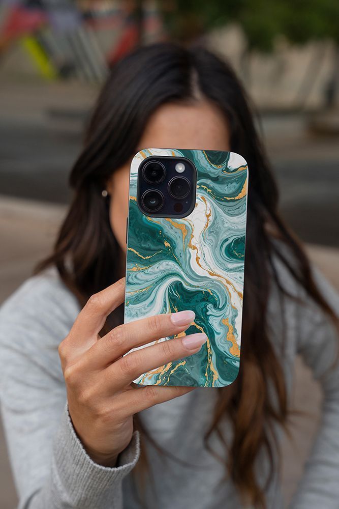 Θήκη Sonique Marble Series για Apple iPhone 12 Pro Πράσινο 01