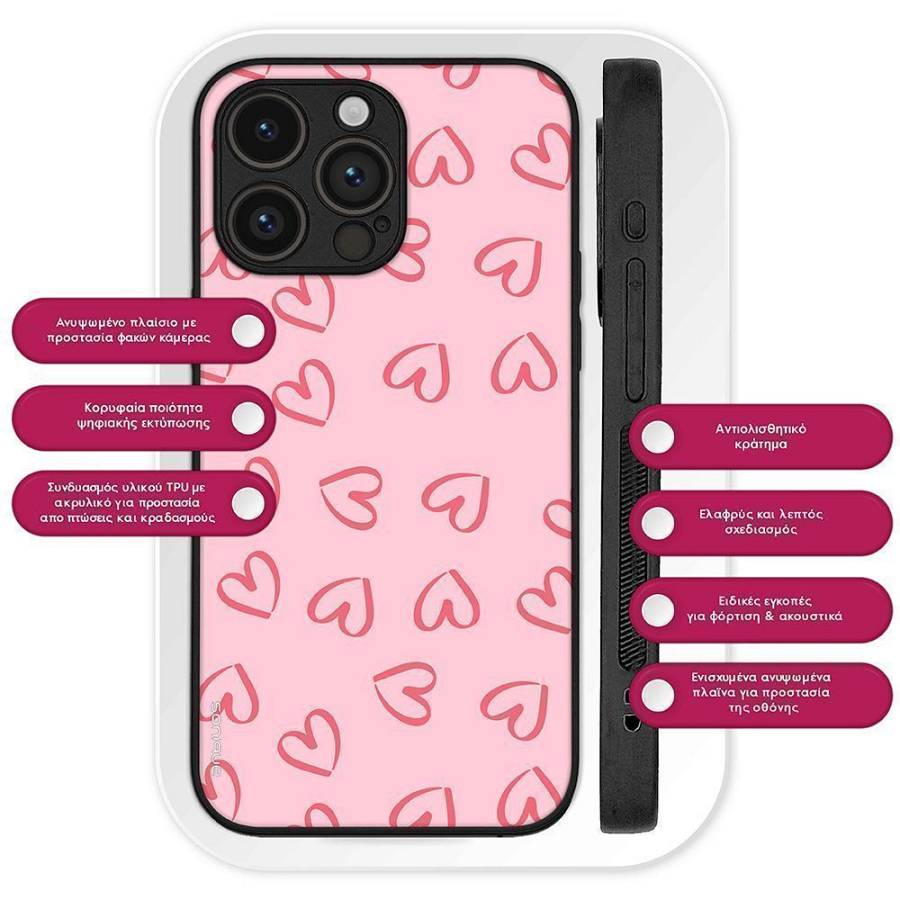Θήκη Sonique Heart Series για Apple iPhone 11 Pro Max Ροζ