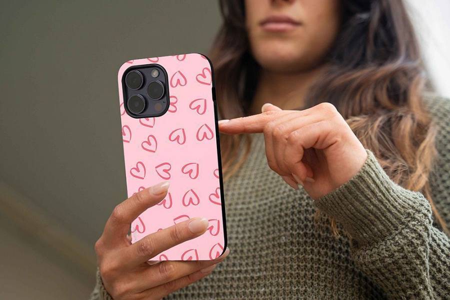 Θήκη Sonique Heart Series για Apple iPhone 14 Plus Ροζ