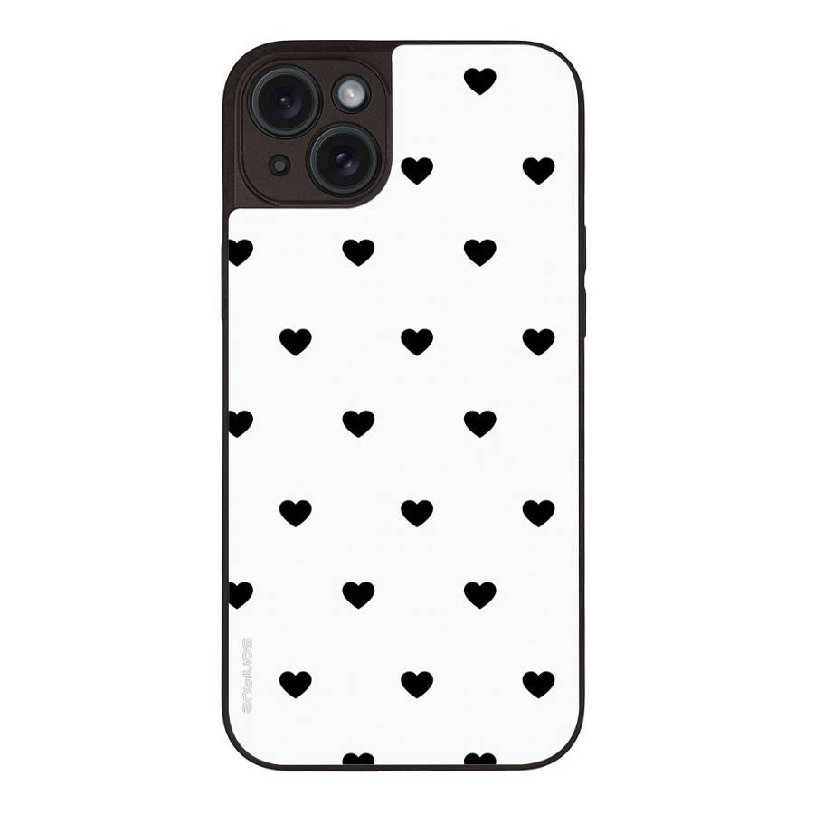 Θήκη Sonique Heart Series για Apple iPhone 15 Plus Λευκό