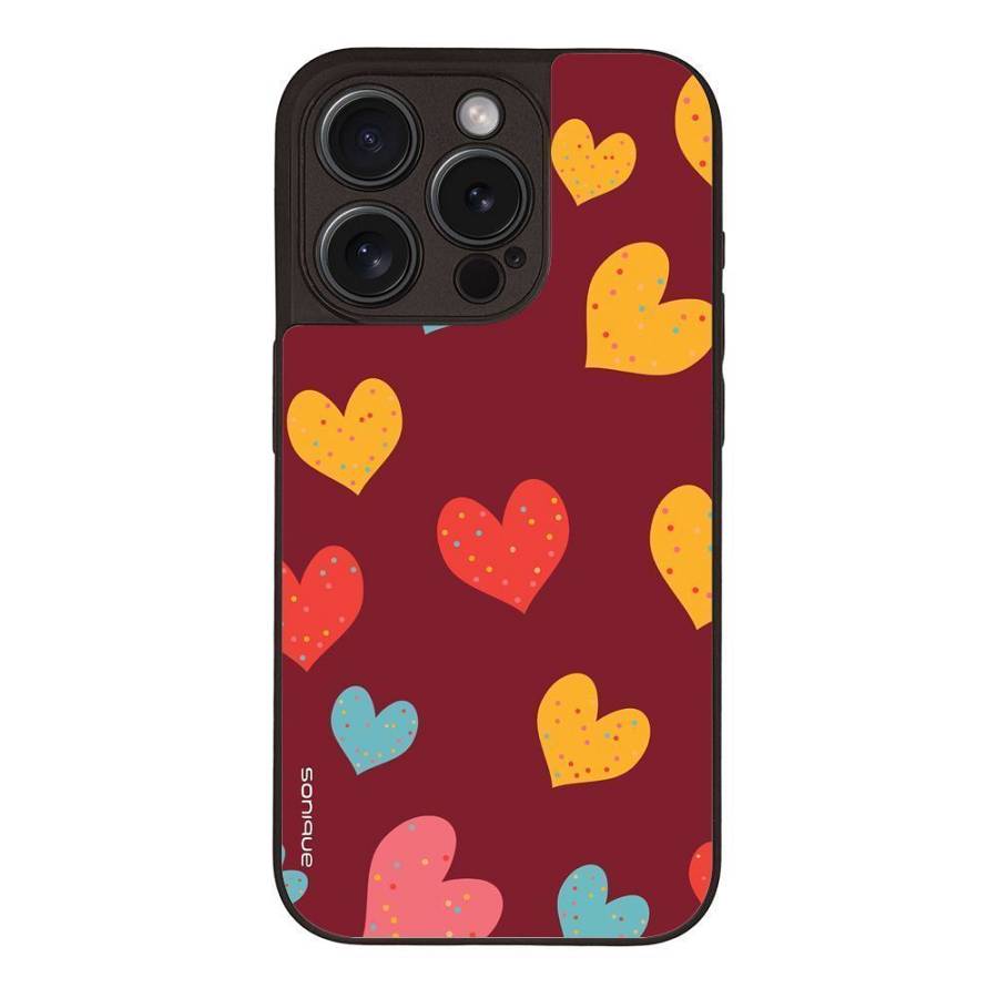 Θήκη Sonique Heart Series για Apple iPhone 15 Pro Μπορντώ