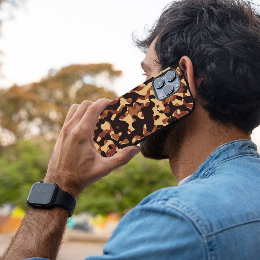 Θήκη Sonique Camouflage Army Series για Apple iPhone 12 Pro Καφέ 01