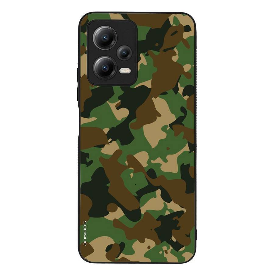 Θήκη Sonique Camouflage Army Series για Xiaomi Redmi Note 12 5G / Poco X5 5G Πράσινο