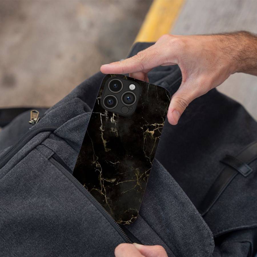 Θήκη Sonique Marble Series για Samsung Galaxy S25 Μαύρο 01