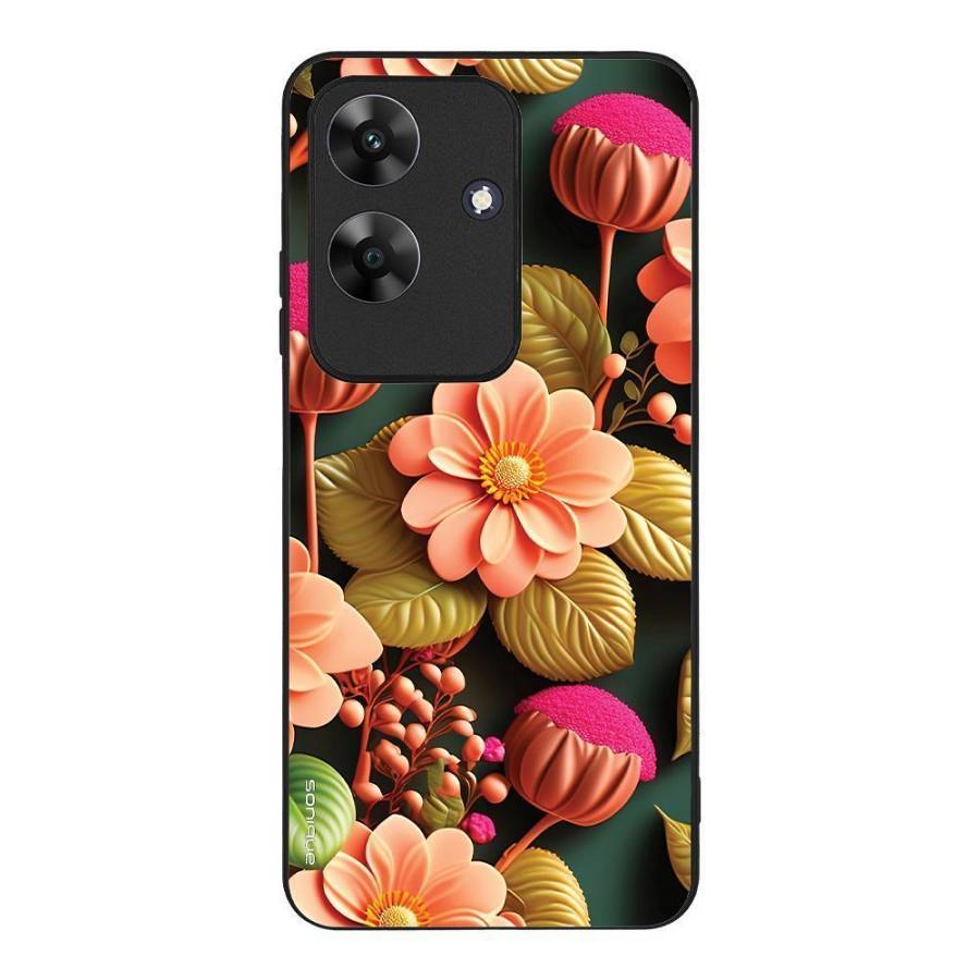 Θήκη Sonique 3D Flower Series για Realme Note 60 4G Σομόν