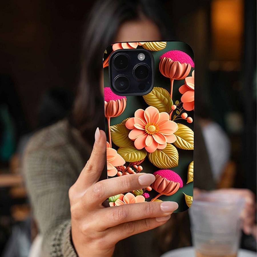 Θήκη Sonique 3D Flower Series για Realme Note 60 4G Σομόν