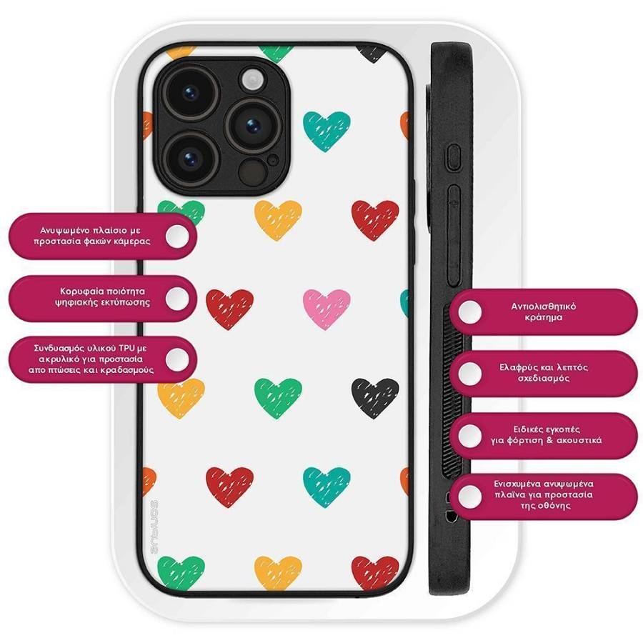 Θήκη Sonique Heart Series για Realme 11 Pro 5G / Realme 11 Pro Plus 5G Λευκό 02