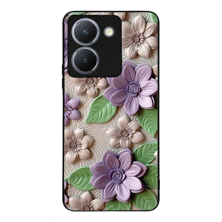 Θήκη Sonique 3D Flower Series για VIVO Y36 4G / VIVO Y36 5G / VIVO Y27 5G / VIVO Y27s Βιολετί
