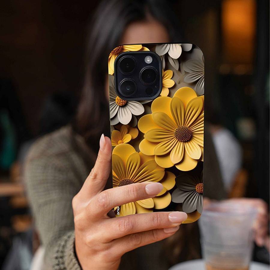 Θήκη Sonique 3D Flower Series για Google Pixel 8 5G Κίτρινο
