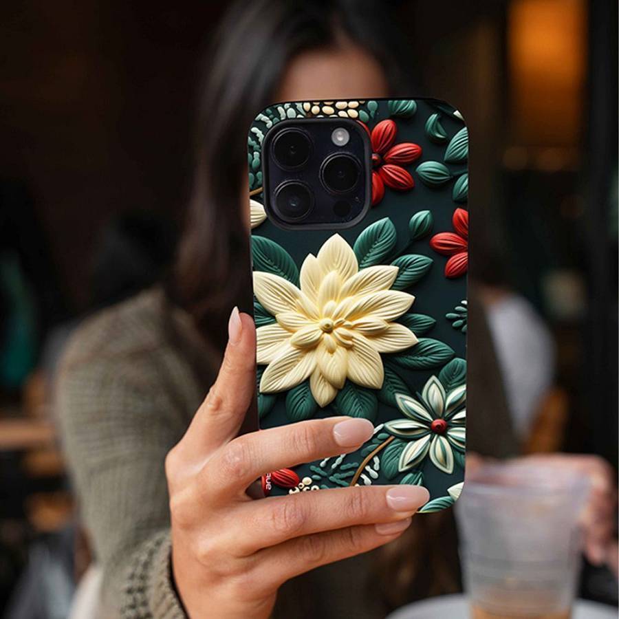 Θήκη Sonique 3D Flower Series για Google Pixel 8 5G Πράσινο