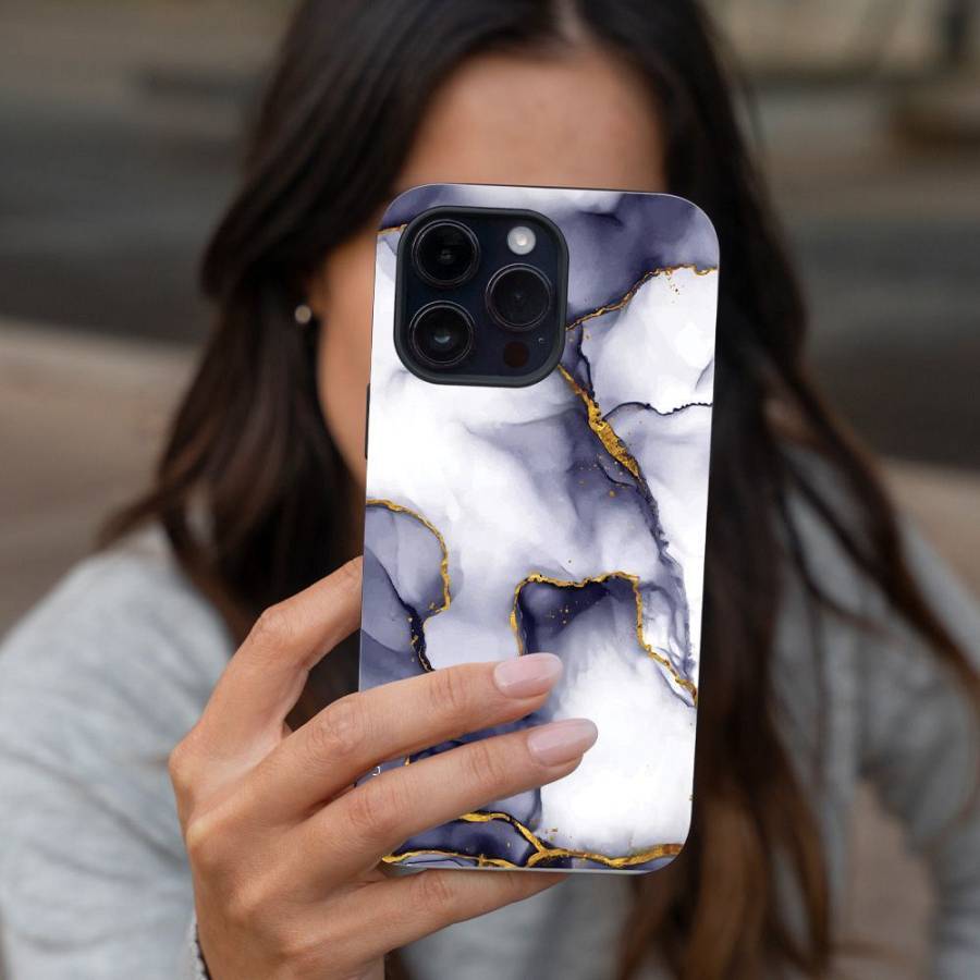 Θήκη Sonique Marble Series για OnePlus 12R 5G Μωβ Γκρι