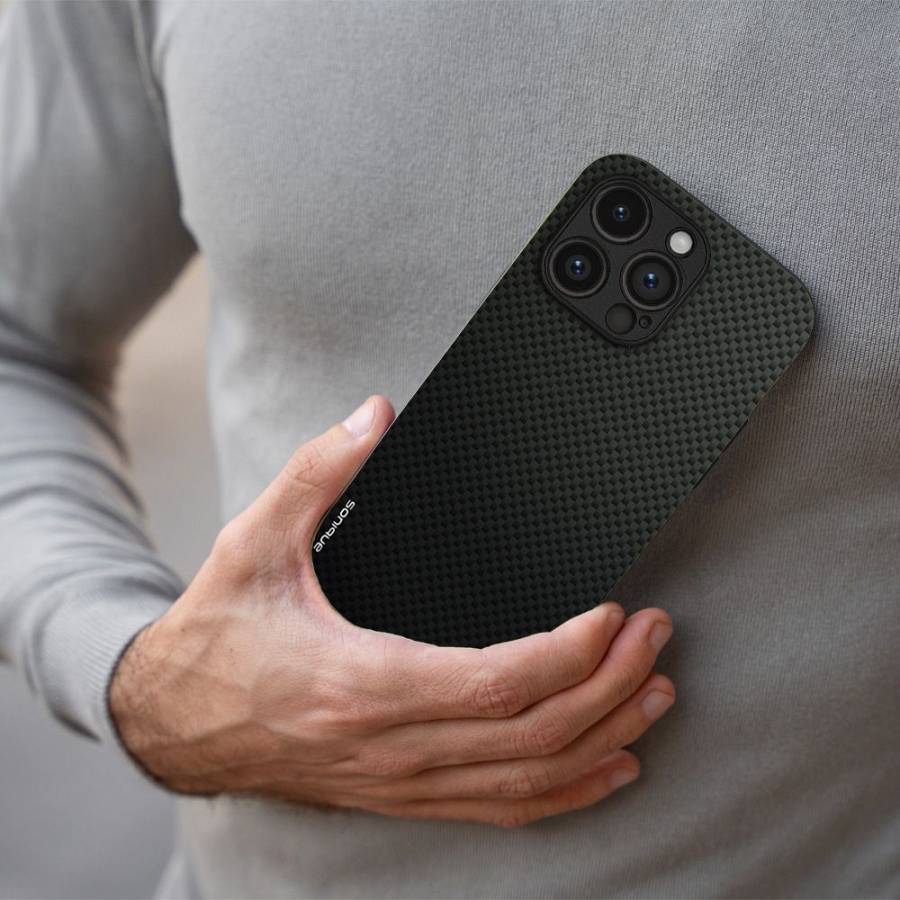 Θήκη Sonique Carbon Series για Samsung Galaxy A51 Μαύρο 01