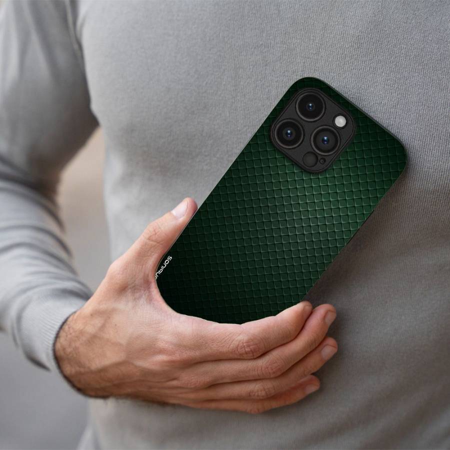 Θήκη Sonique Carbon Series για Apple iPhone 12 Pro Max Πράσινο