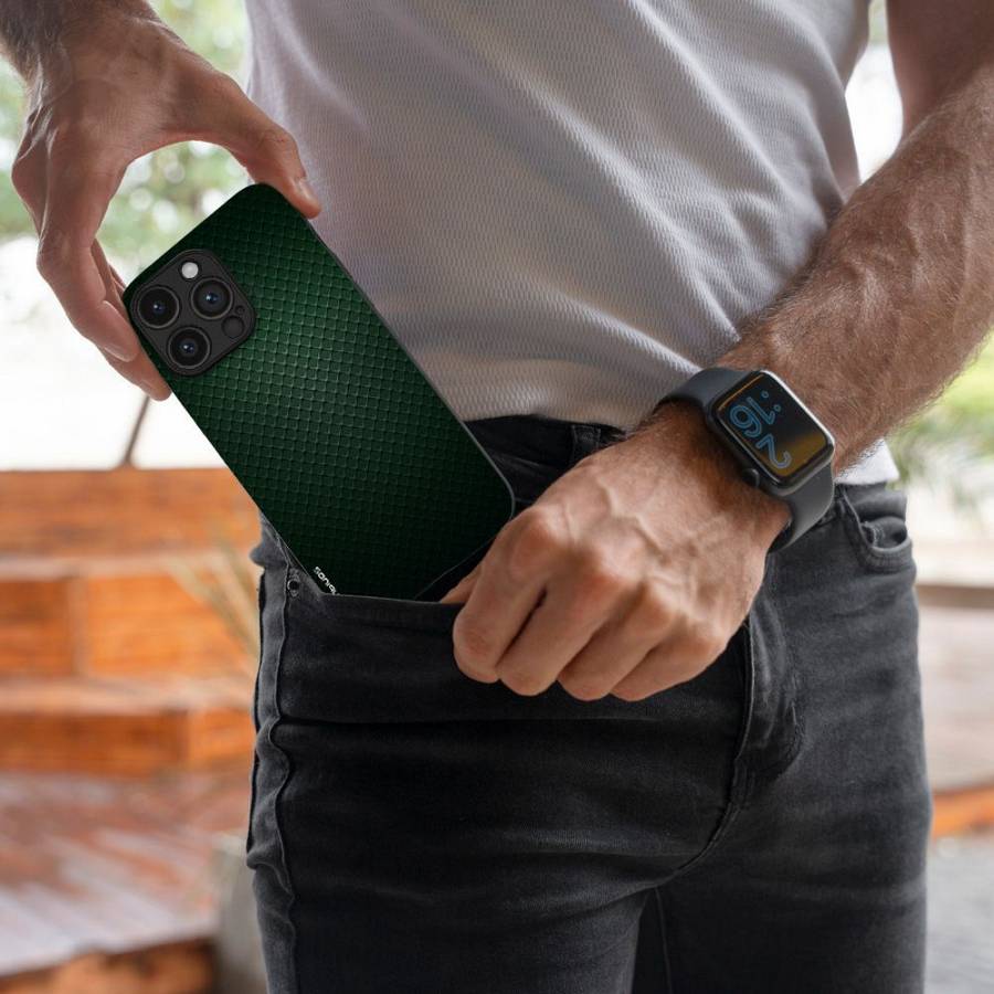 Θήκη Sonique Carbon Series για Apple iPhone 14 Πράσινο