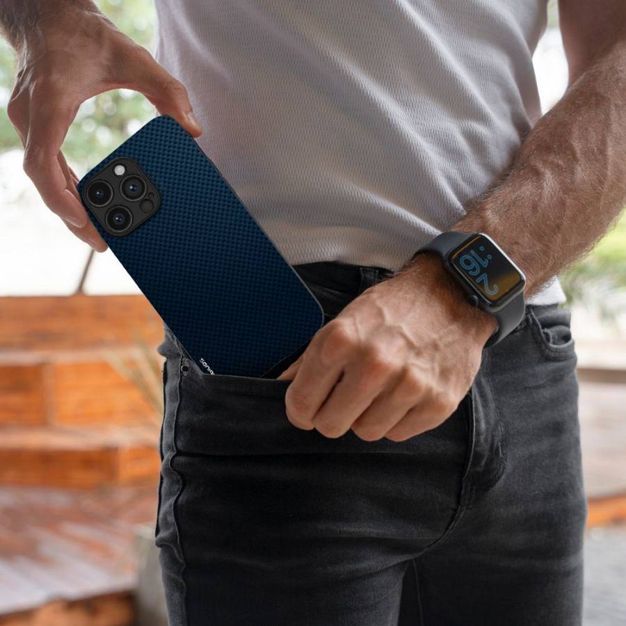 Θήκη Sonique Carbon Series για Apple iPhone 14 Plus Μπλε