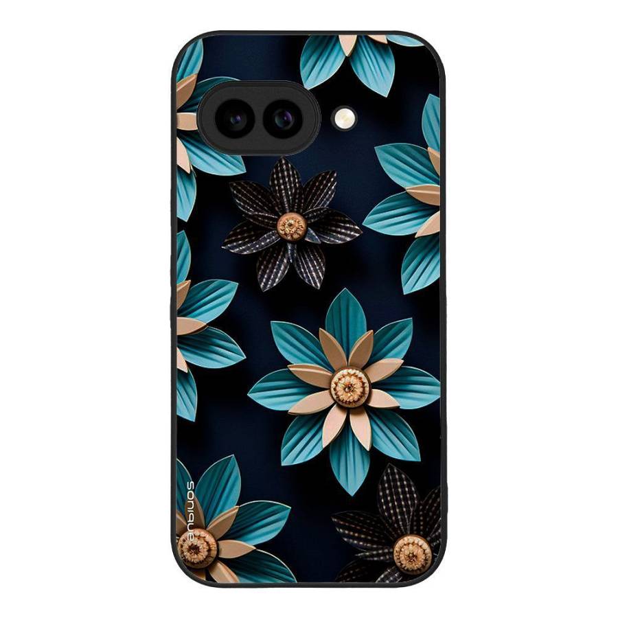Θήκη Sonique 3D Flower Series για Google Pixel 9a 5G Γαλάζιο