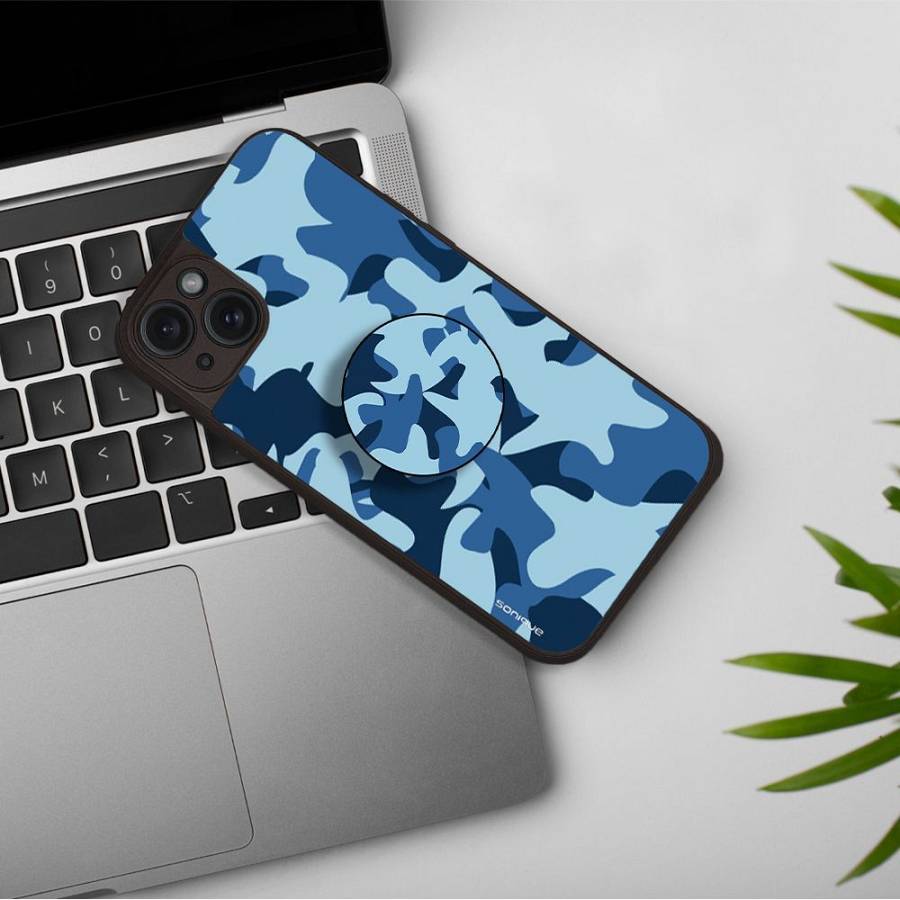 Pop Holder Sonique Camouflage Army Series Μπλε