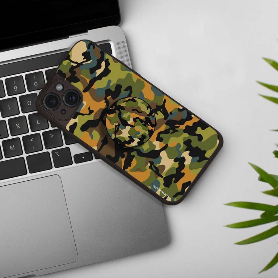Pop Holder Sonique Camouflage Army Series Πράσινο 01