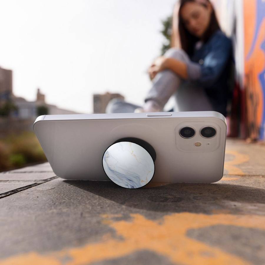 Pop Holder Sonique Marble Series Λευκό 02