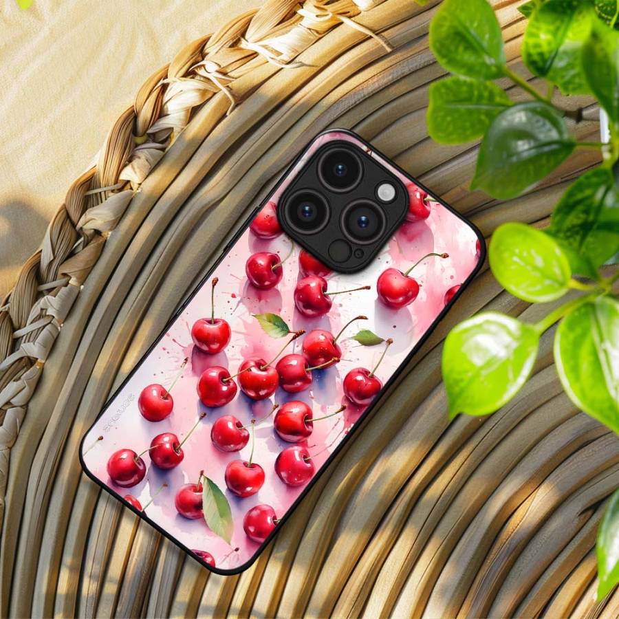 Θήκη Sonique Fruit Series για Apple iPhone 15 Κεράσι