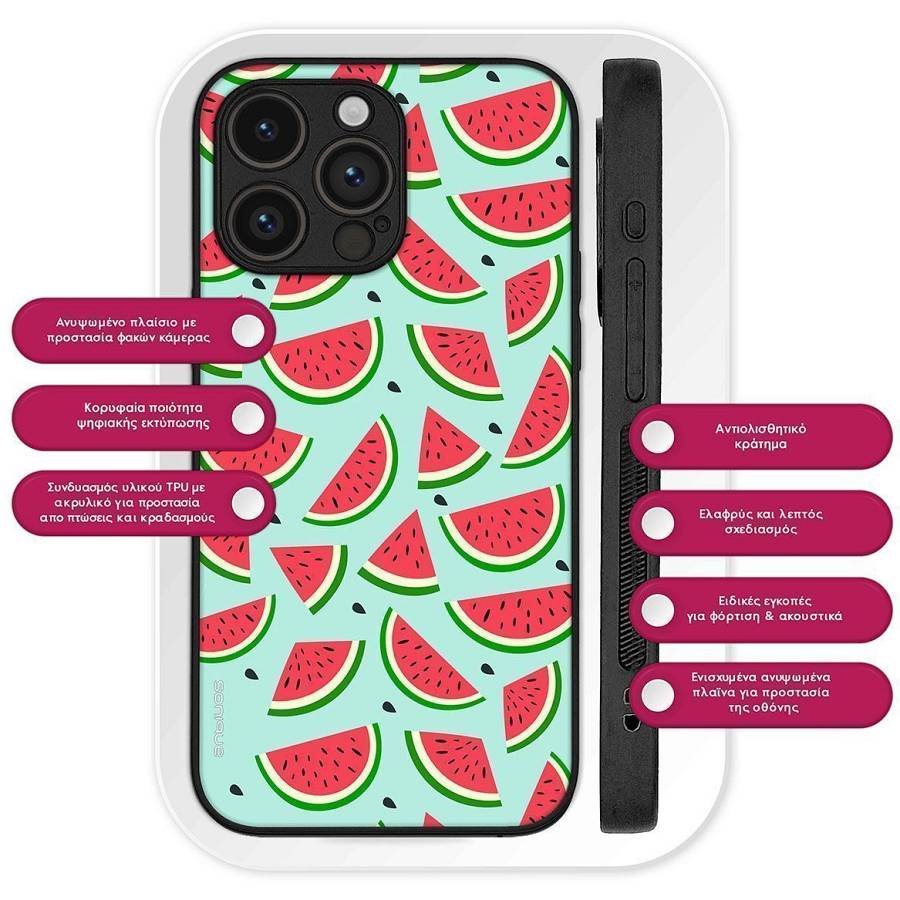 Θήκη Sonique Fruit Series για Apple iPhone X / iPhone XS Καρπούζι 01