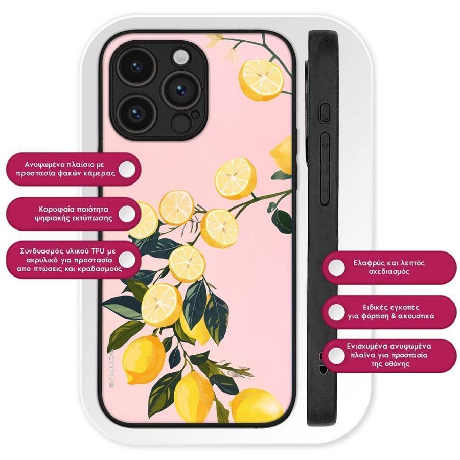 Θήκη Sonique Fruit Series για Realme 10 4G Λεμόνι
